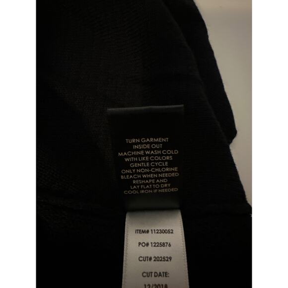 Torrid Open‑Front Cardigan Asymmetrical Long Sleeve Size 6 = 6X Black Office - Picture 13 of 13